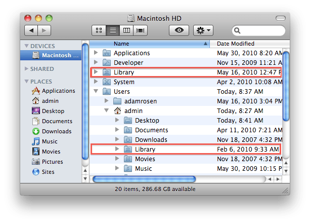 find program files for mac